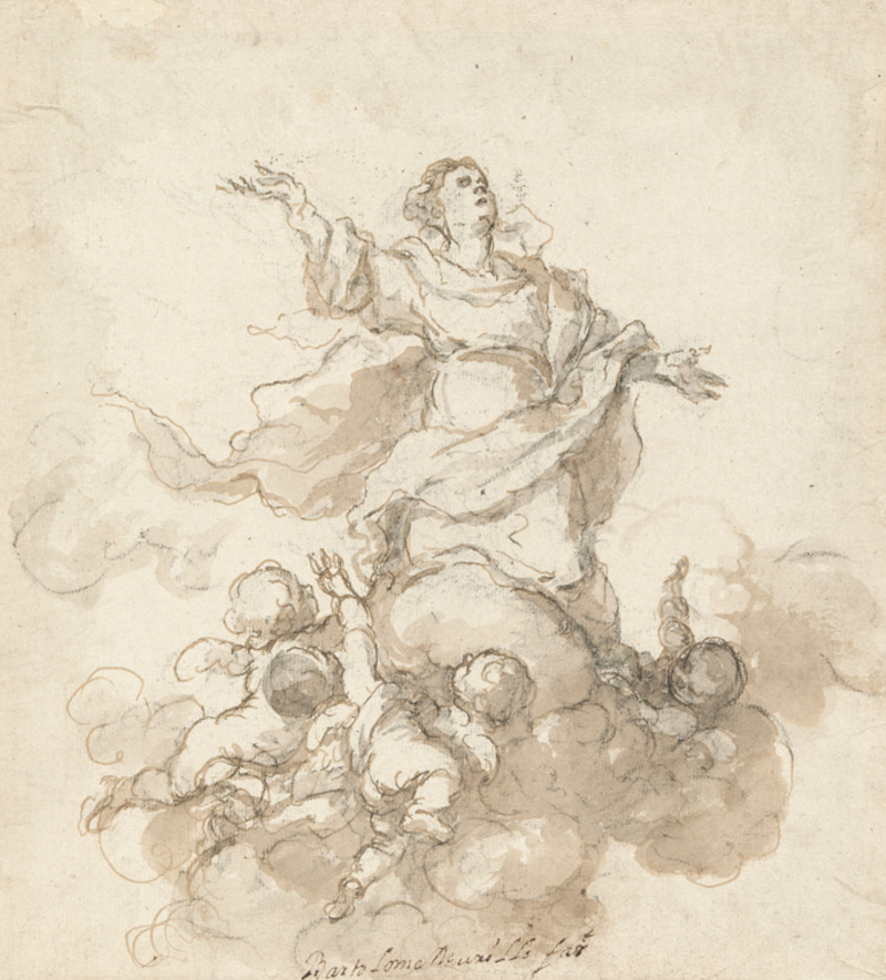 The Assumption of the Virgin (Black Pencil, Prado Museum